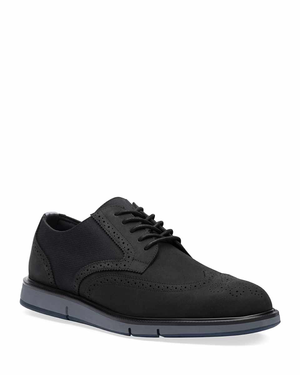 Men's Motion Leather Wing-Tip Derby Shoes